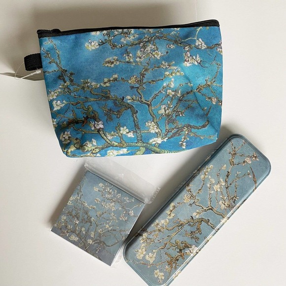 Van Gogh Almond Blossom, Floral Bag Desk Set Immersive Lighthouse Exclusive NEW - Picture 4 of 14
